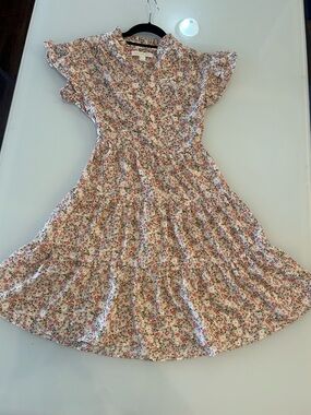 Floral Tiered Mini Dress